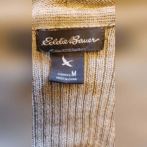 Eddie Bauer open front Cardigan sweater - Picture 5 of 10